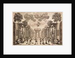 Set design for 'Andromede' by Pierre Corneille by Francois Chauveau