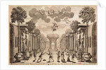 Set design for 'Andromede' by Pierre Corneille by Francois Chauveau