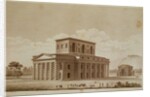 Perspective view of the house of the director of the salt works in the 'ideal city' of Chaux by Claude Nicolas Ledoux