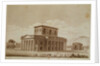 Perspective view of the house of the director of the salt works in the 'ideal city' of Chaux by Claude Nicolas Ledoux