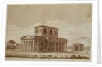 Perspective view of the house of the director of the salt works in the 'ideal city' of Chaux by Claude Nicolas Ledoux