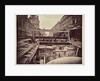 Construction of the metro system along the rue de Rivoli, 1898 by French School