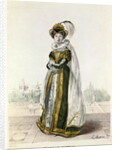 Marie Dorval in 'Marion Delorme' by Victor Hugo at the Theatre de la Porte Saint-Martin, engraved by F. Noel by L. Marin