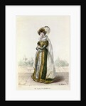 Marie Dorval in 'Marion Delorme' by Victor Hugo at the Theatre de la Porte Saint-Martin, engraved by F. Noel by L. Marin