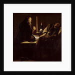 The Ecstasy of St. Francis, A Monk at Prayer with a Dying Monk by Georges de la Tour