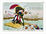 The Imperial Embrace or Boneys New Drop, published by Walker, London, July 1807 by English School