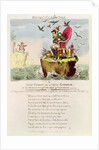 Boney's Elba Chair, published by S. Knight, London, 5th May 1814 by George Cruikshank