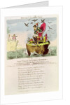 Boney's Elba Chair, published by S. Knight, London, 5th May 1814 by George Cruikshank