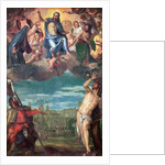 Christ Arresting the Plague with the Prayers of the Virgin, St. Rocco and St. Sebastian by (1528-88) Veronese