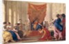 Poliphilus Kneeling before Queen Eleuterylida, c.1643-44 by Eustache Le Sueur
