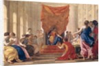 Poliphilus Kneeling before Queen Eleuterylida, c.1643-44 by Eustache Le Sueur