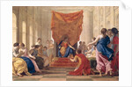 Poliphilus Kneeling before Queen Eleuterylida, c.1643-44 by Eustache Le Sueur