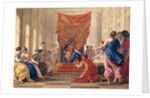 Poliphilus Kneeling before Queen Eleuterylida, c.1643-44 by Eustache Le Sueur