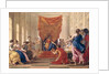 Poliphilus Kneeling before Queen Eleuterylida, c.1643-44 by Eustache Le Sueur