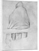 Monk seated on a bench, seen from behind by Antonio Pisanello