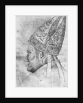 Head of a bishop by Antonio Pisanello
