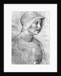 Soldier wearing a helmet by Antonio Pisanello