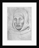 Head of a monk by Antonio Pisanello