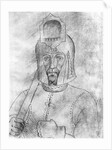 Soldier wearing a visored helmet by Antonio Pisanello