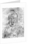 Soldier wearing a visored helmet by Antonio Pisanello
