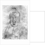 Soldier wearing a visored helmet by Antonio Pisanello