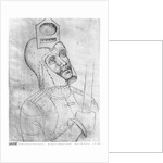 Soldier wearing a visored helmet by Antonio Pisanello