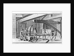 Forging an anchor by French School