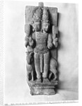 Relief depicting a double-headed image of Agni, the God of fire, seated on a ram, South India by Indian School