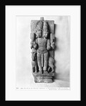 Relief depicting a double-headed image of Agni, the God of fire, seated on a ram, South India by Indian School