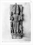 Relief depicting a double-headed image of Agni, the God of fire, seated on a ram, South India by Indian School