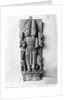 Relief depicting a double-headed image of Agni, the God of fire, seated on a ram, South India by Indian School