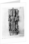 Relief depicting a double-headed image of Agni, the God of fire, seated on a ram, South India by Indian School