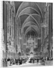 Celebration of the mass for the magistrature at the Sainte Chapelle, c.1849 by French School