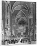 Celebration of the mass for the magistrature at the Sainte Chapelle, c.1849 by French School