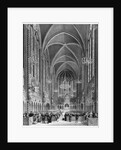 Celebration of the mass for the magistrature at the Sainte Chapelle, c.1849 by French School