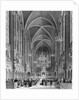 Celebration of the mass for the magistrature at the Sainte Chapelle, c.1849 by French School