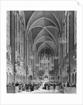 Celebration of the mass for the magistrature at the Sainte Chapelle, c.1849 by French School