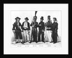 Costumes of French marines from 1680 to 1854 by Charles Vernier