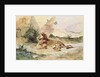 A Lion in the Desert, 1834 by Ferdinand Victor Eugene Delacroix