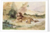 A Lion in the Desert, 1834 by Ferdinand Victor Eugene Delacroix