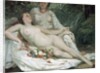 Bathers or Two Nude Women, c.1858 by Gustave & Hanoteau Hector (1823-90) Courbet