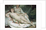 Bathers or Two Nude Women, c.1858 by Gustave & Hanoteau Hector (1823-90) Courbet
