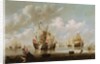 Naval Battle by Willem van de the Younger Velde