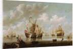 Naval Battle by Willem van de the Younger Velde