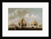 Naval Battle by Willem van de the Younger Velde