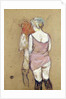 Two Semi-Nude Women at the Maison de la Rue des Moulins, 1894 by Henri de Toulouse-Lautrec