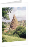 View of the Rocher d'Aiguilhe with the Church of St. Michel de l'Aiguilhe by Anonymous