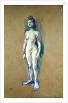Standing Female Nude, 1898 by Henri de Toulouse-Lautrec