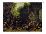 Le well-noir, Doubs by Gustave Courbet