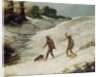 Hunters in the Snow or The Poachers by Gustave Courbet